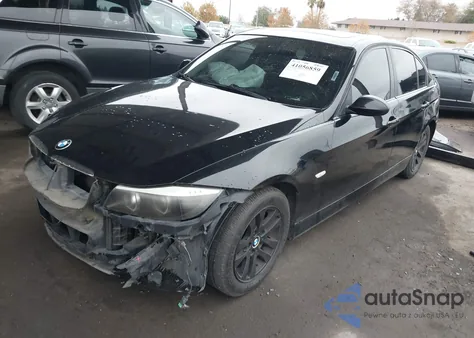 2007 BMW 328I z USA, uszkodzony, nr VIN WBAVC53527FZ78246